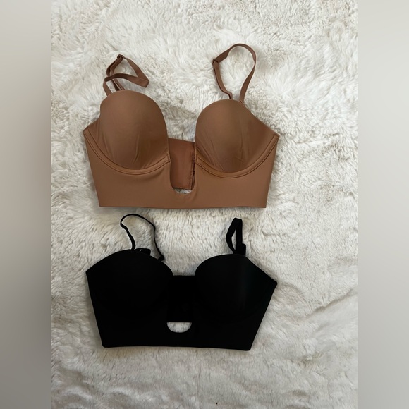 Two NWOT Black and Tan Bras - Picture 3 of 8